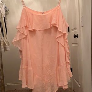 Pink free people tank